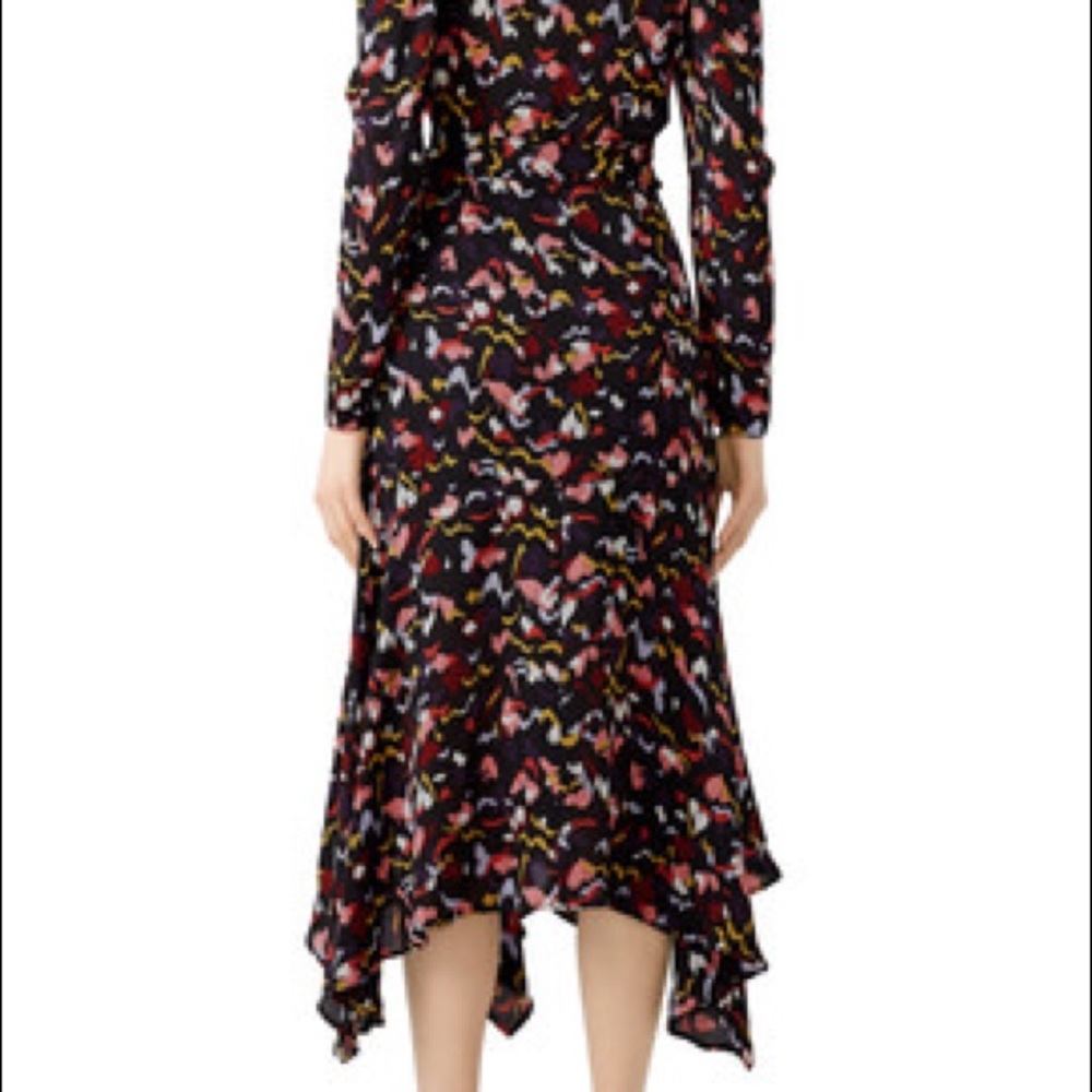 A. L. C. Tianna Silk Wrap Dress - Picture 5 of 5